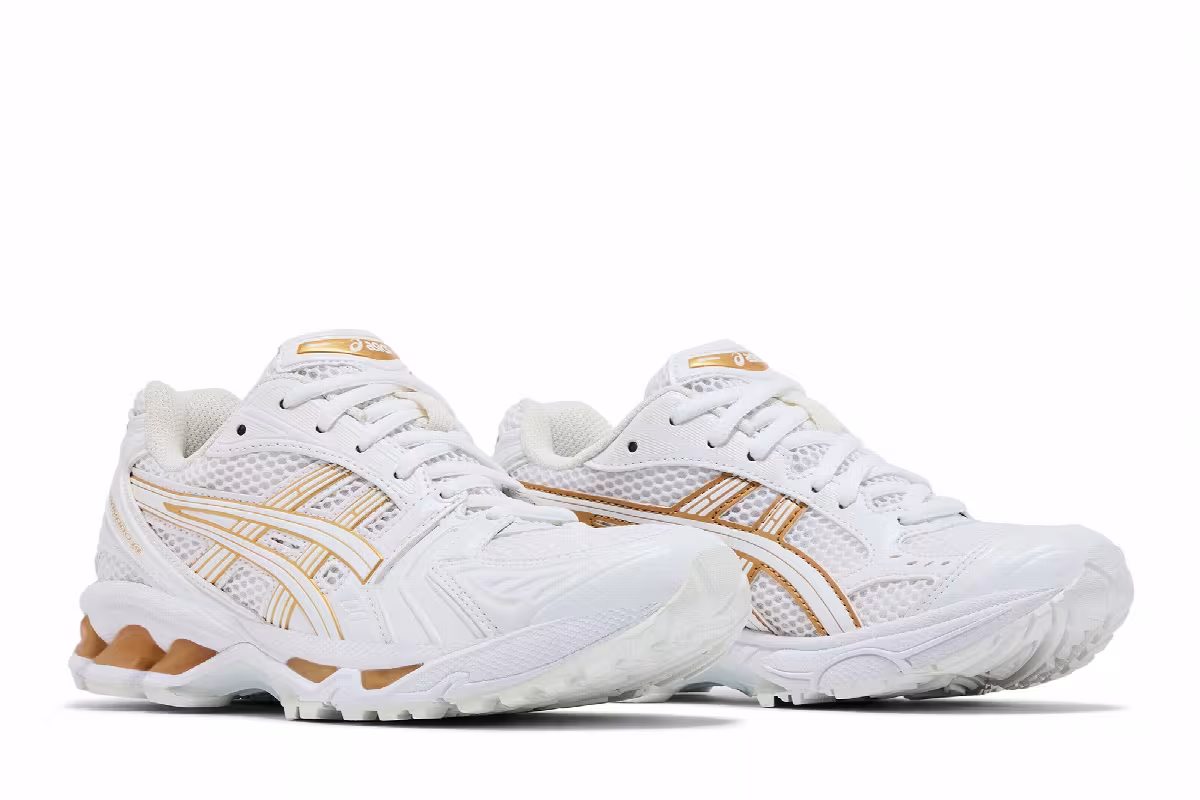 Asics Women's Gel Kayano 14 White Gold, view 9