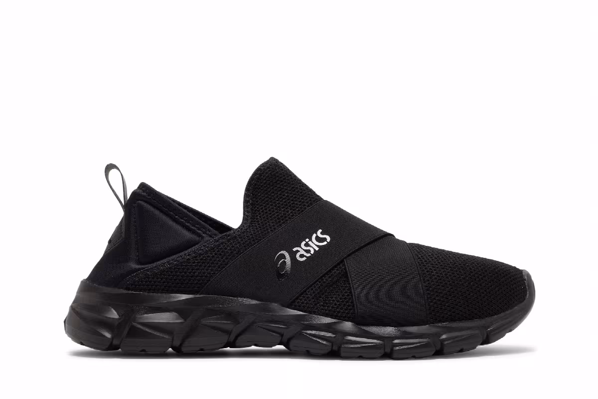 Asics Quantum Lyte Slip-On Triple Black, view 2
