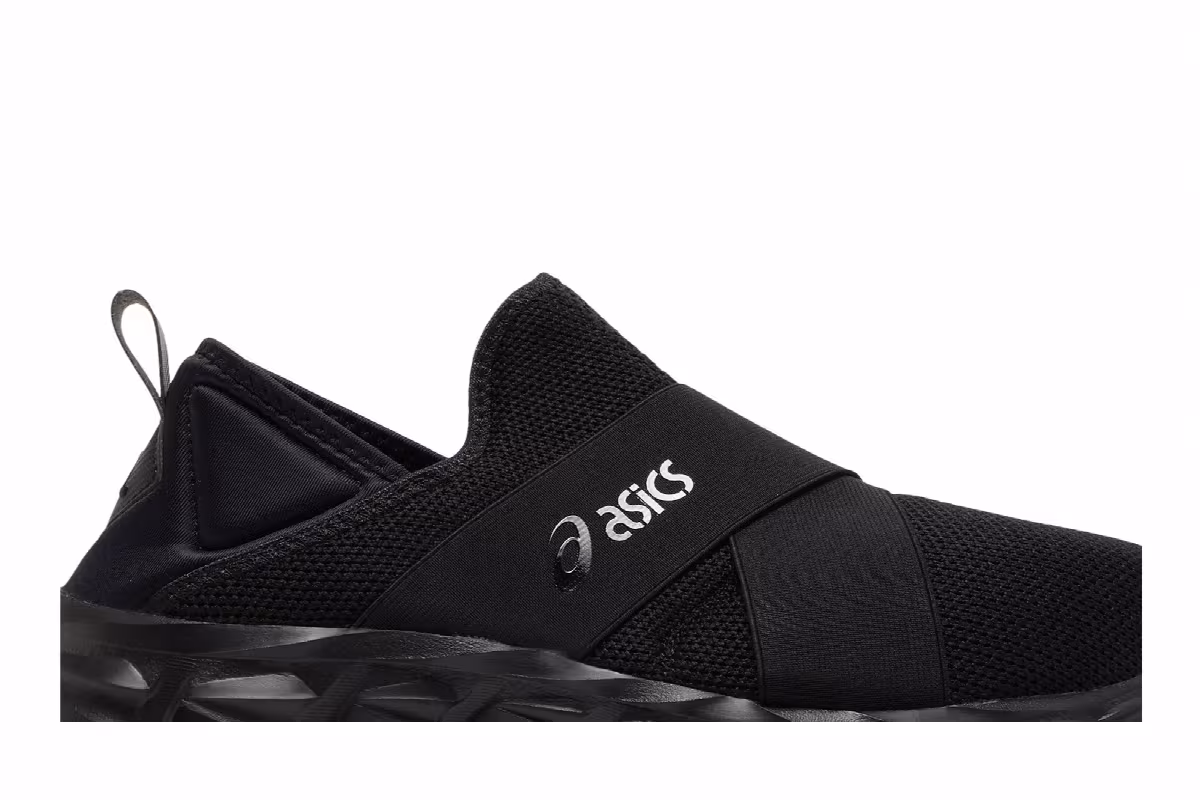Asics Quantum Lyte Slip-On Triple Black, view 3