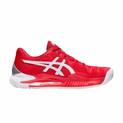 Asics Wmns Gel Resolution 8 Clay 'Fiery Red White'