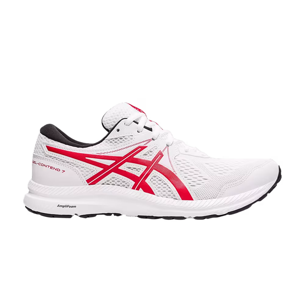 Asics Gel Contend 7 White Classic Red