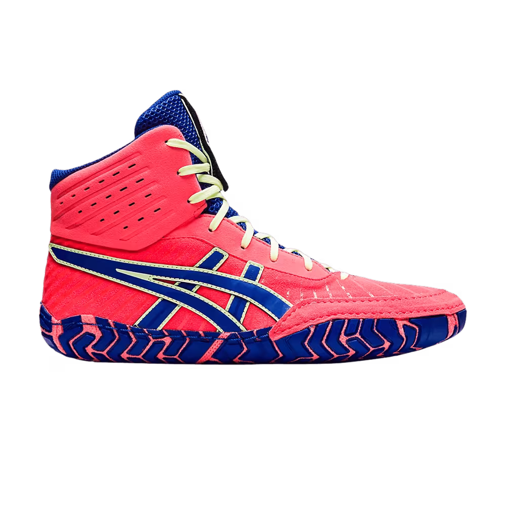 Asics Aggressor 4 Blazing Coral Lapis Lazuli Blue