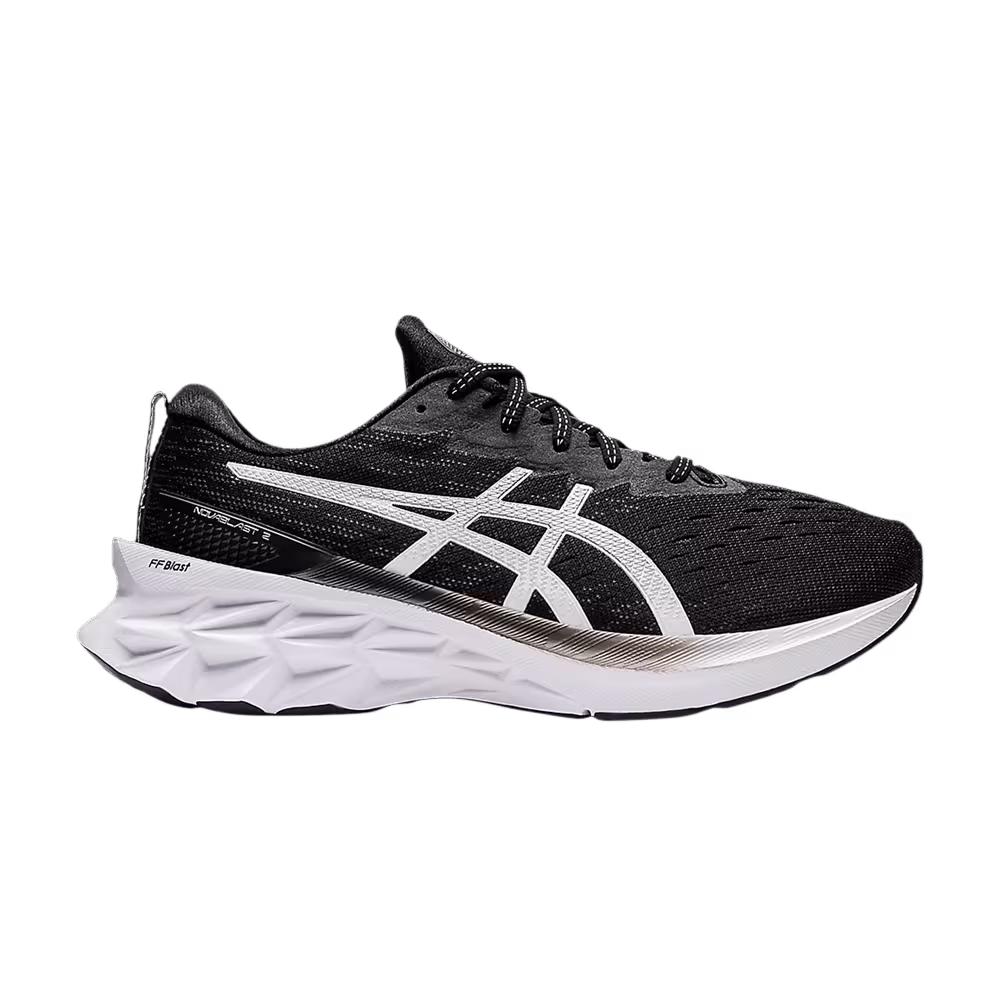 Asics Women's Novablast 2 Black Pure Silver