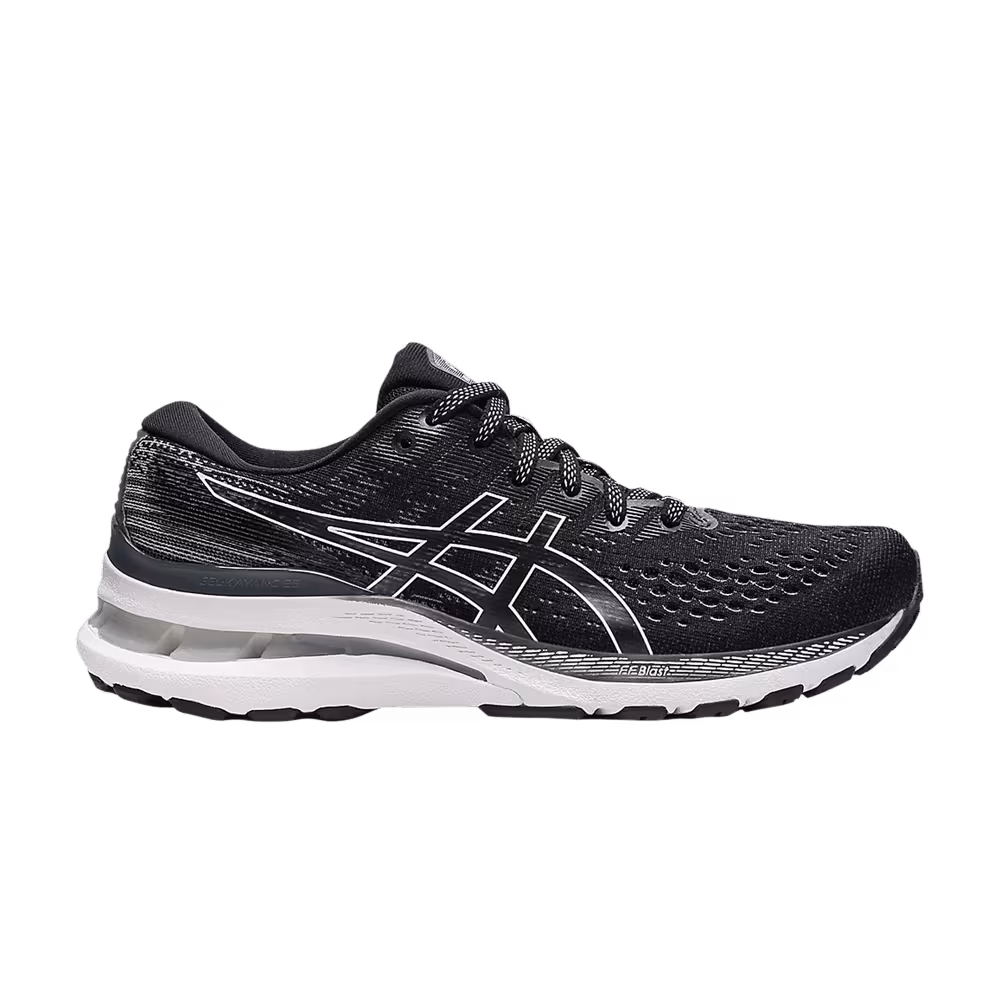 Asics Women's Gel Kayano 28 2A Wide Black White
