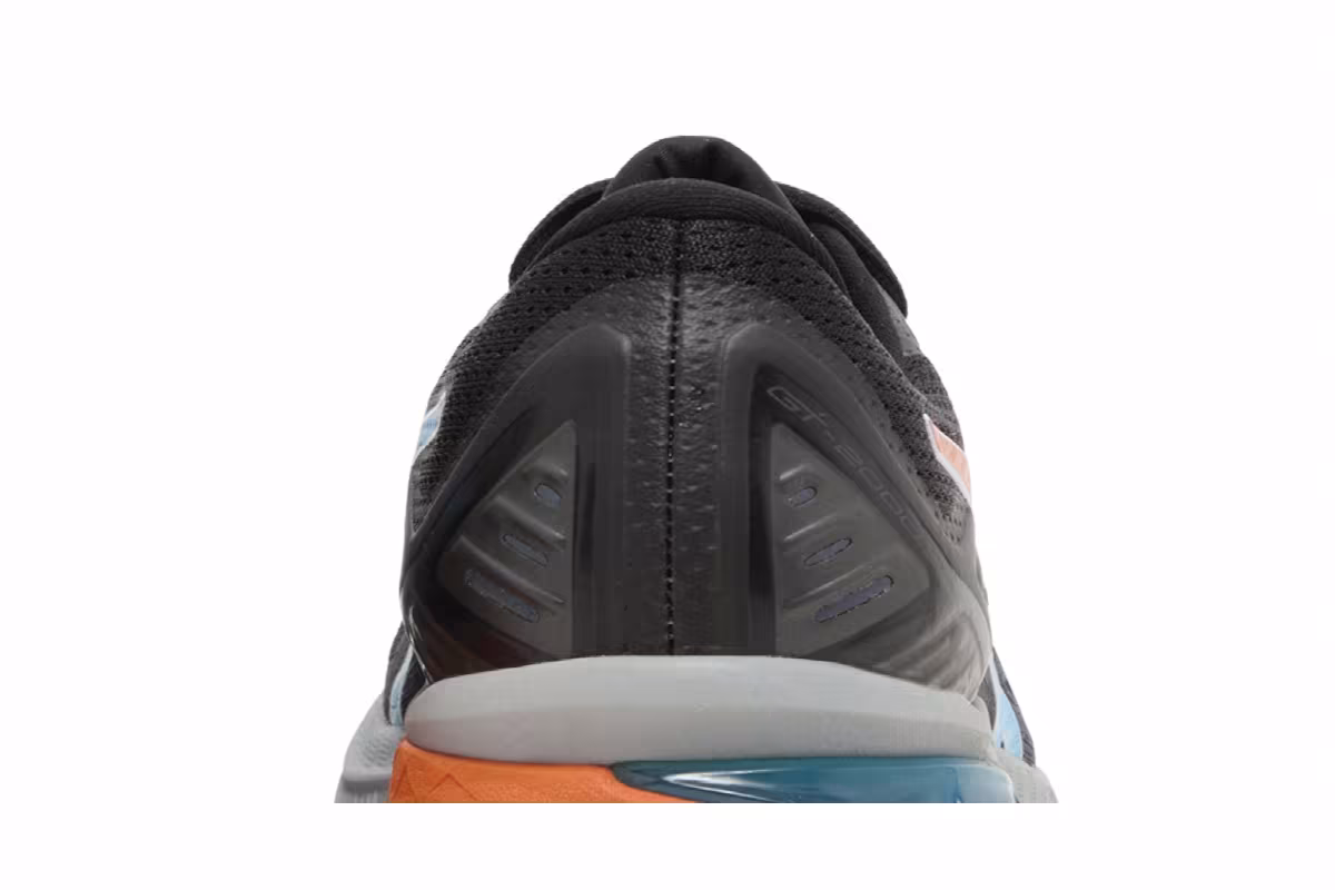 Asics GT 2000 9 Trail Black Aqua Orange, view 8