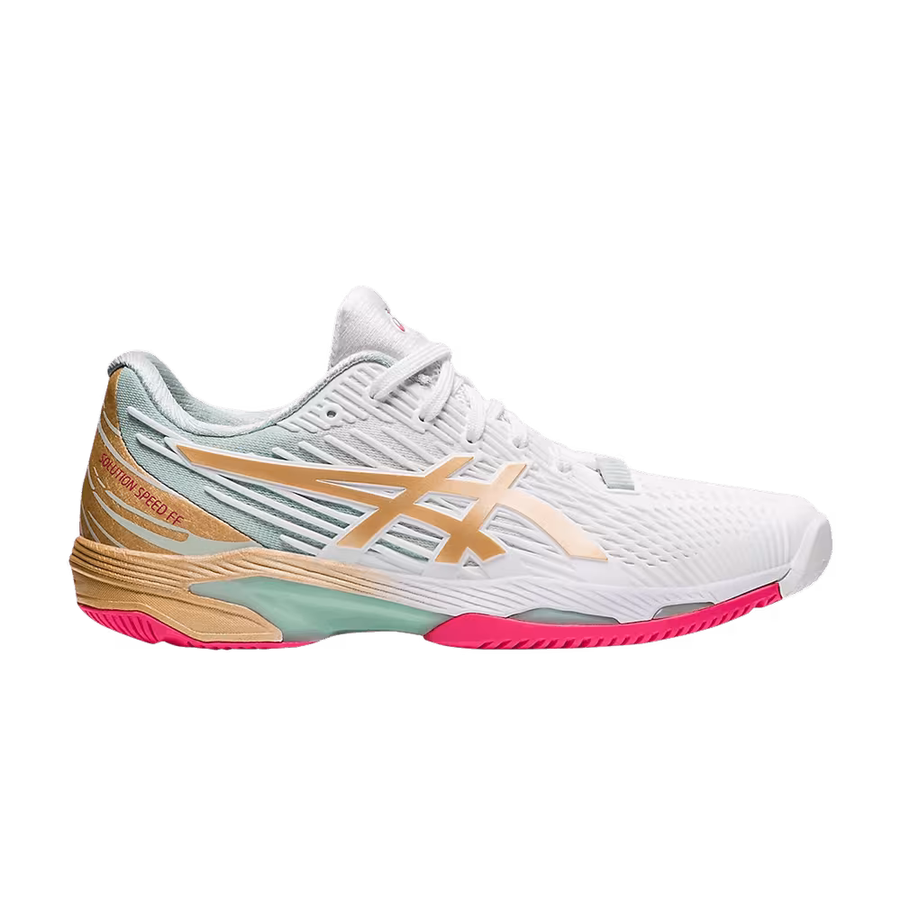 Asics Women's Solution Speed FF 2 LE White Champagne