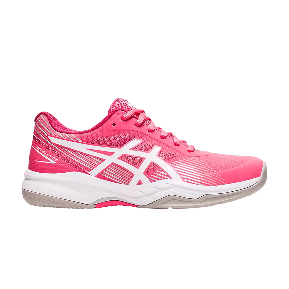 Asics Women's Gel Game 8 Pink Cameo White