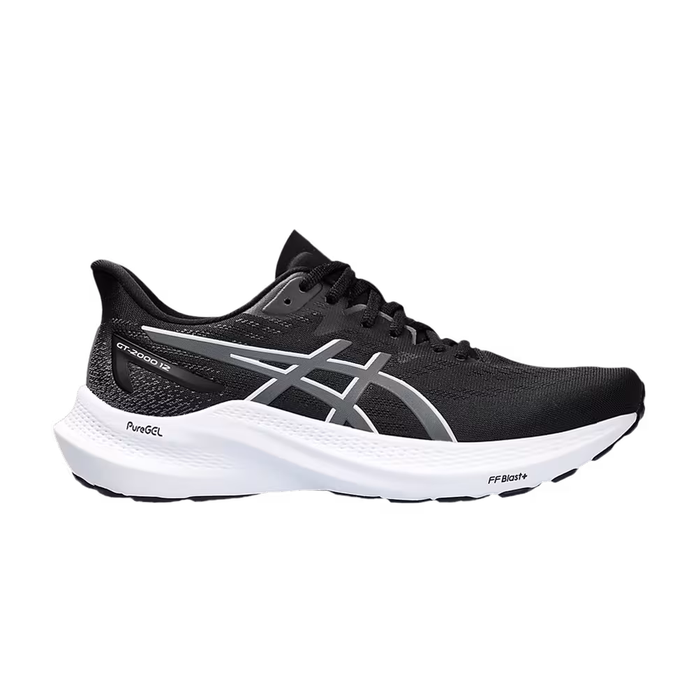 Asics Women's GT 2000 12 2E Wide Black Carrier Grey