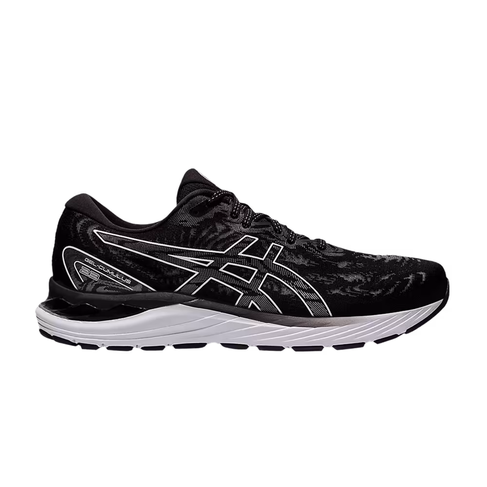 Asics Gel Cumulus 23 4E Wide Black White