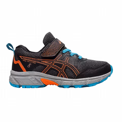 Asics Pre Venture 8 PS 'Black Marigold Orange'