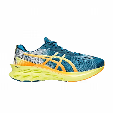 Asics Novablast 2 'Deep Seal Teal Glow Yellow'