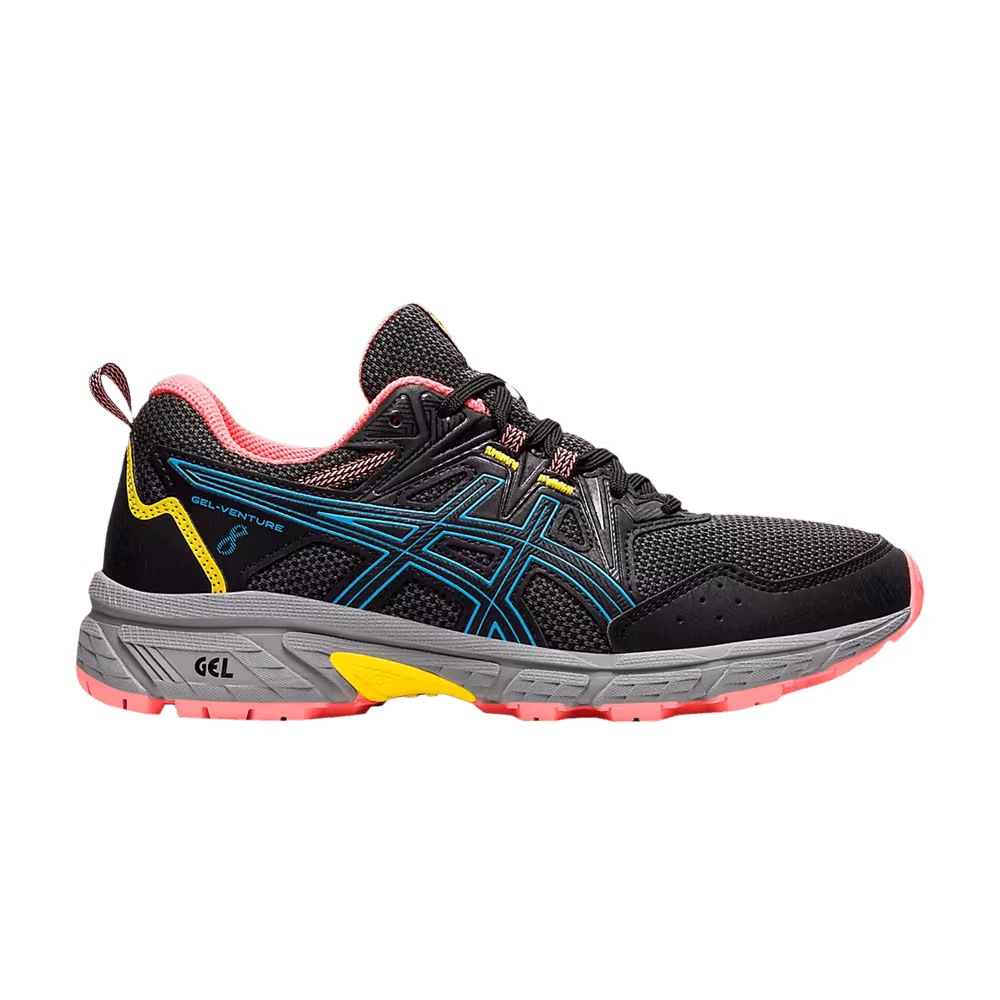 Asics Women's Gel Venture 8 Black Digital Aqua