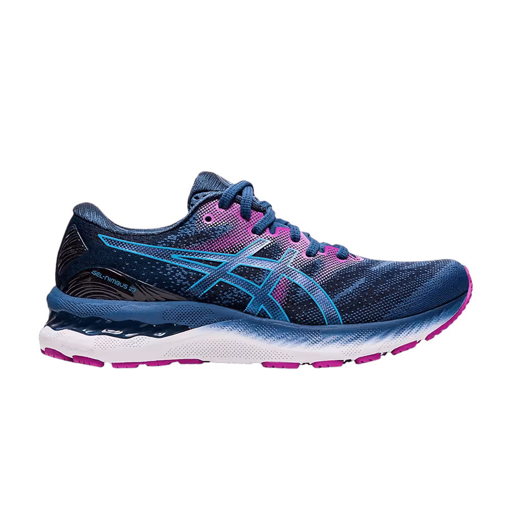 Asics Women's Gel Nimbus 23 Wide Digital Aqua Plum