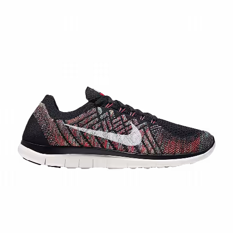 Nike Free 4.0 Flyknit 'Black Multi-Color'