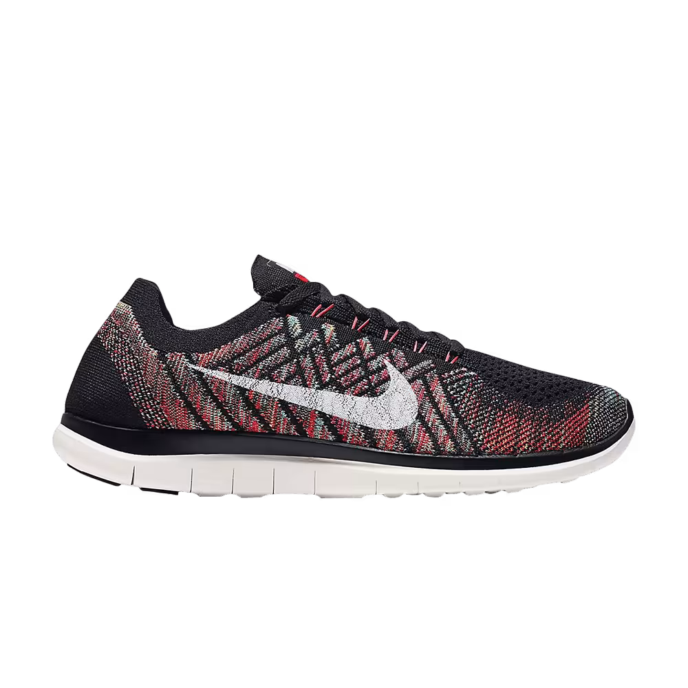 Nike Free 4.0 Flyknit Black Multi-Color