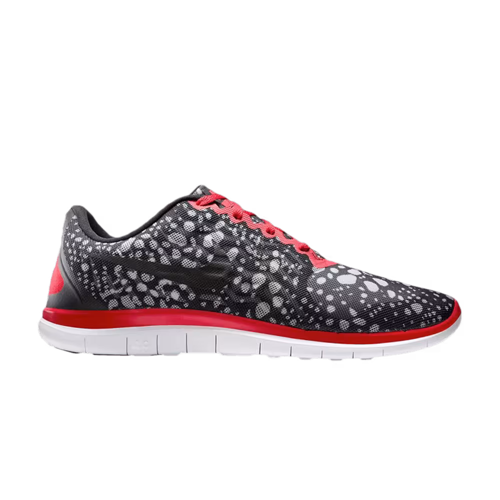 Nike Free 4.0 Print Black University Red