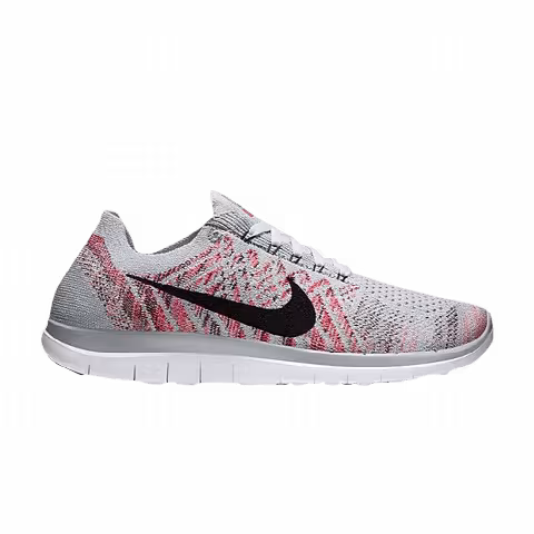 Nike Wmns Free 4.0 Flyknit 'Wolf Grey Hyper Orange'
