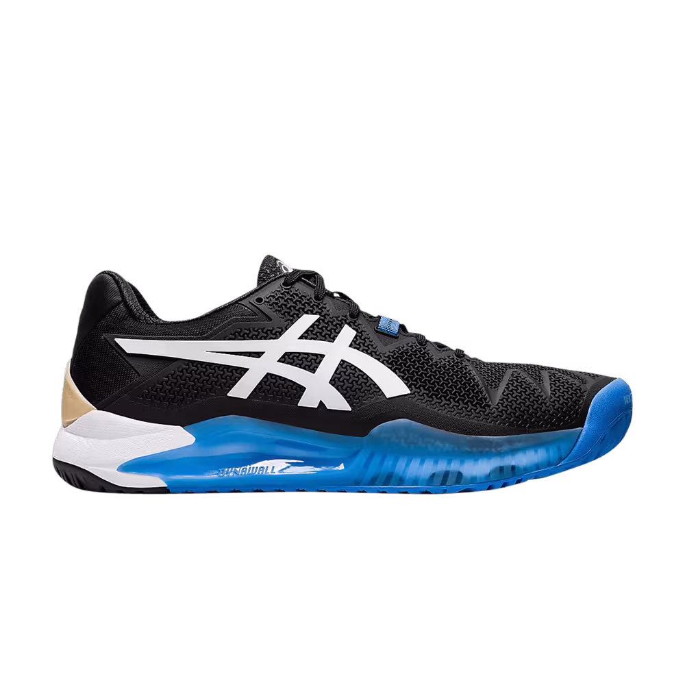 Asics Gel Resolution 8 Black Blue