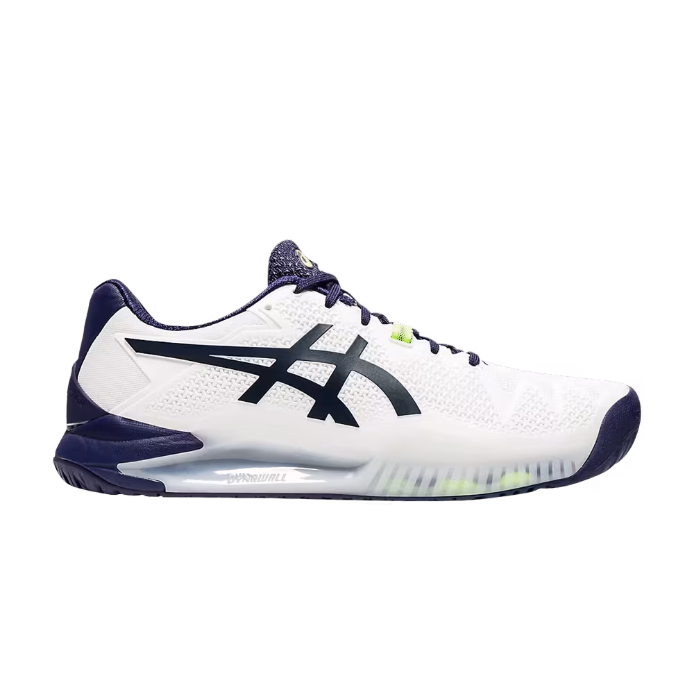 Asics Gel Resolution 8 White Peacoat