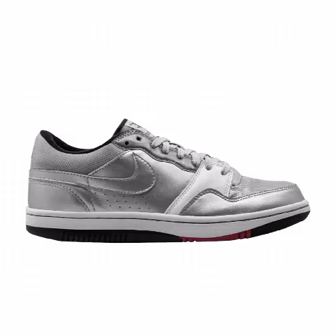 Nike Court Force Low Basic 'Metallic Silver'