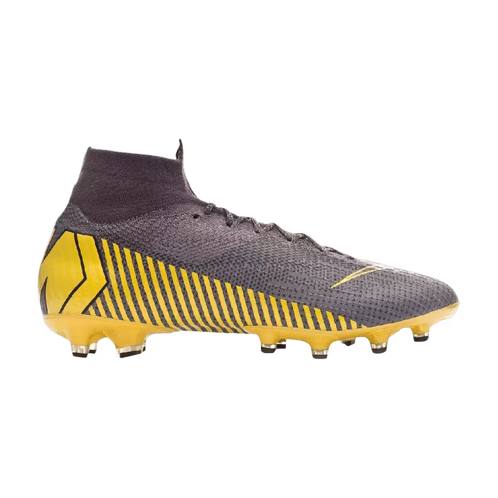 Nike Mercurial Superfly 6 Elite AG Pro Thunder Grey Yellow