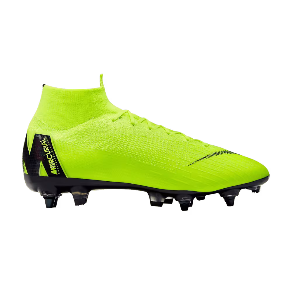 Nike Mercurial Superfly 6 Elite SG AC Volt Black