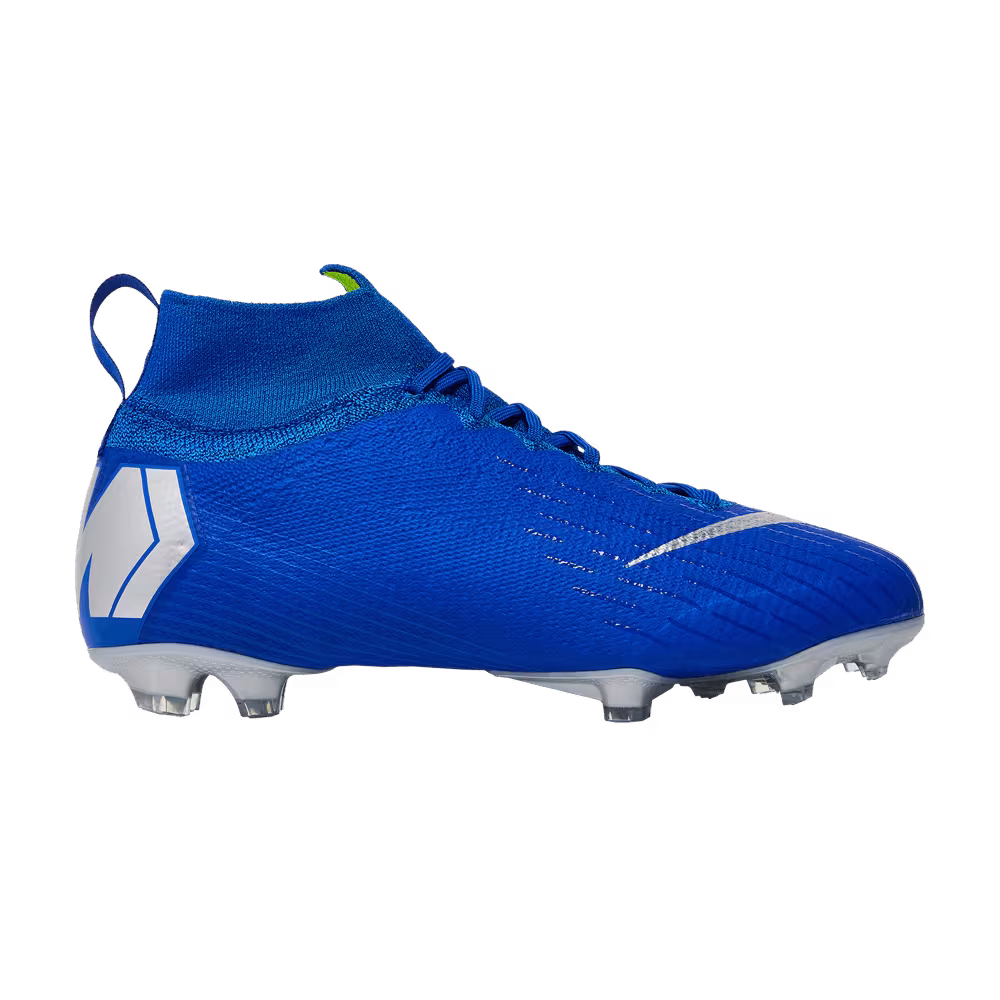 Nike Mercurial Superfly 6 Elite FG GS Racer Blue Silver