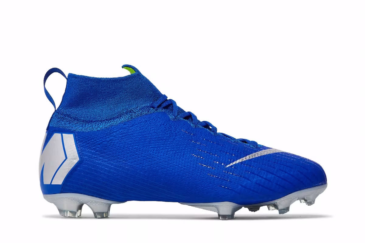 Nike Mercurial Superfly 6 Elite FG GS Racer Blue Silver, view 2