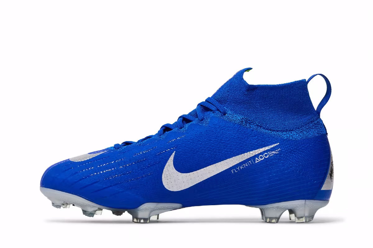 Nike Mercurial Superfly 6 Elite FG GS Racer Blue Silver, view 4