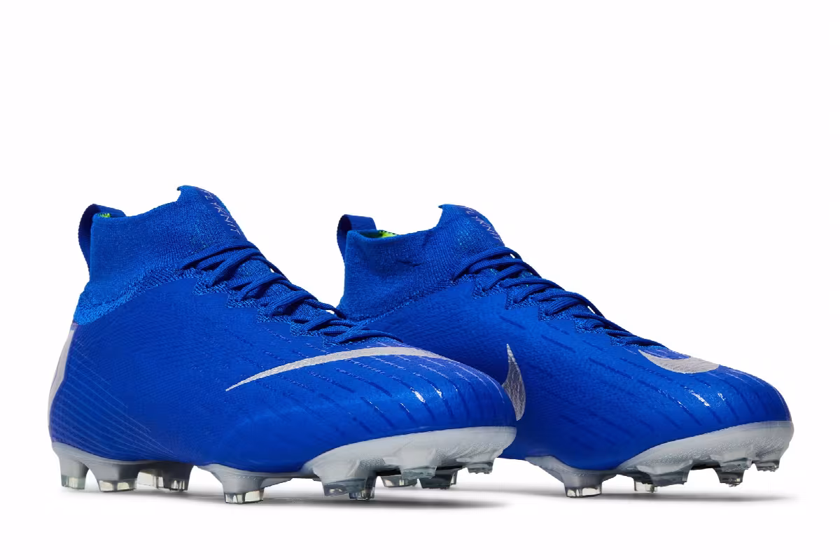 Nike Mercurial Superfly 6 Elite FG GS Racer Blue Silver, view 9