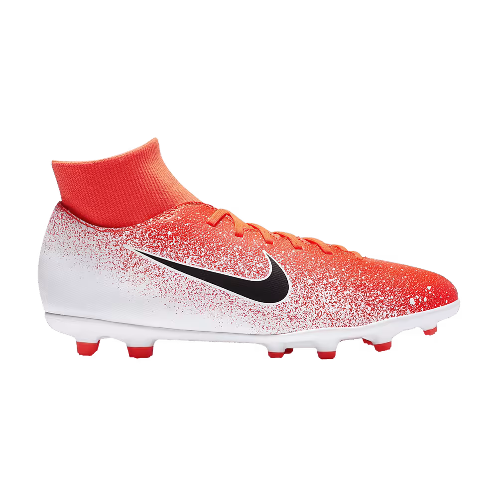 Nike Mercurial Superfly 6 Club FG MG Hyper Crimson White