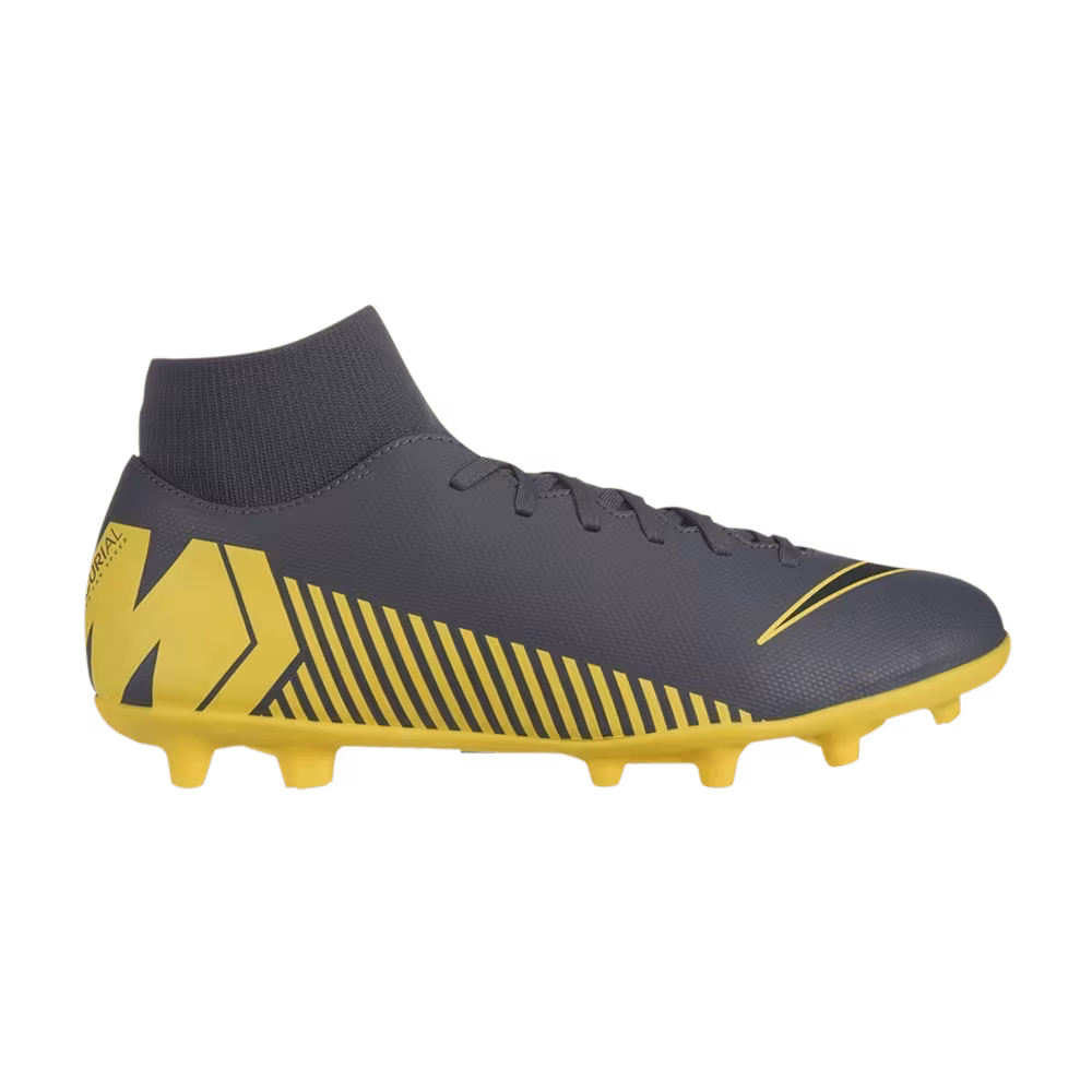Nike Mercurial Superfly 6 Club FG MG Grey Opti Yellow