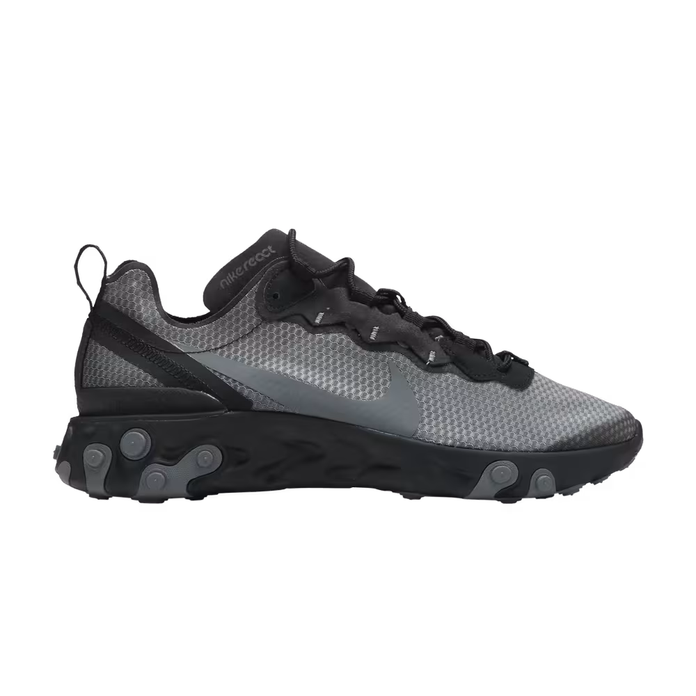 Nike React Element 55 Triple Black
