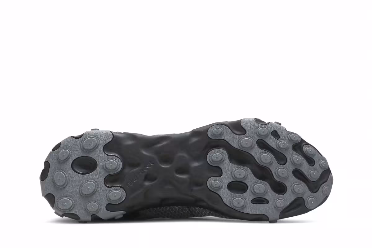 Nike React Element 55 Triple Black, view 5
