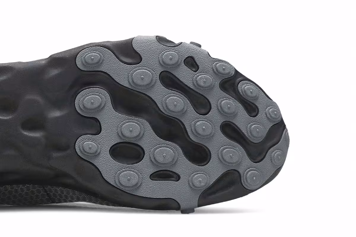 Nike React Element 55 Triple Black, view 6