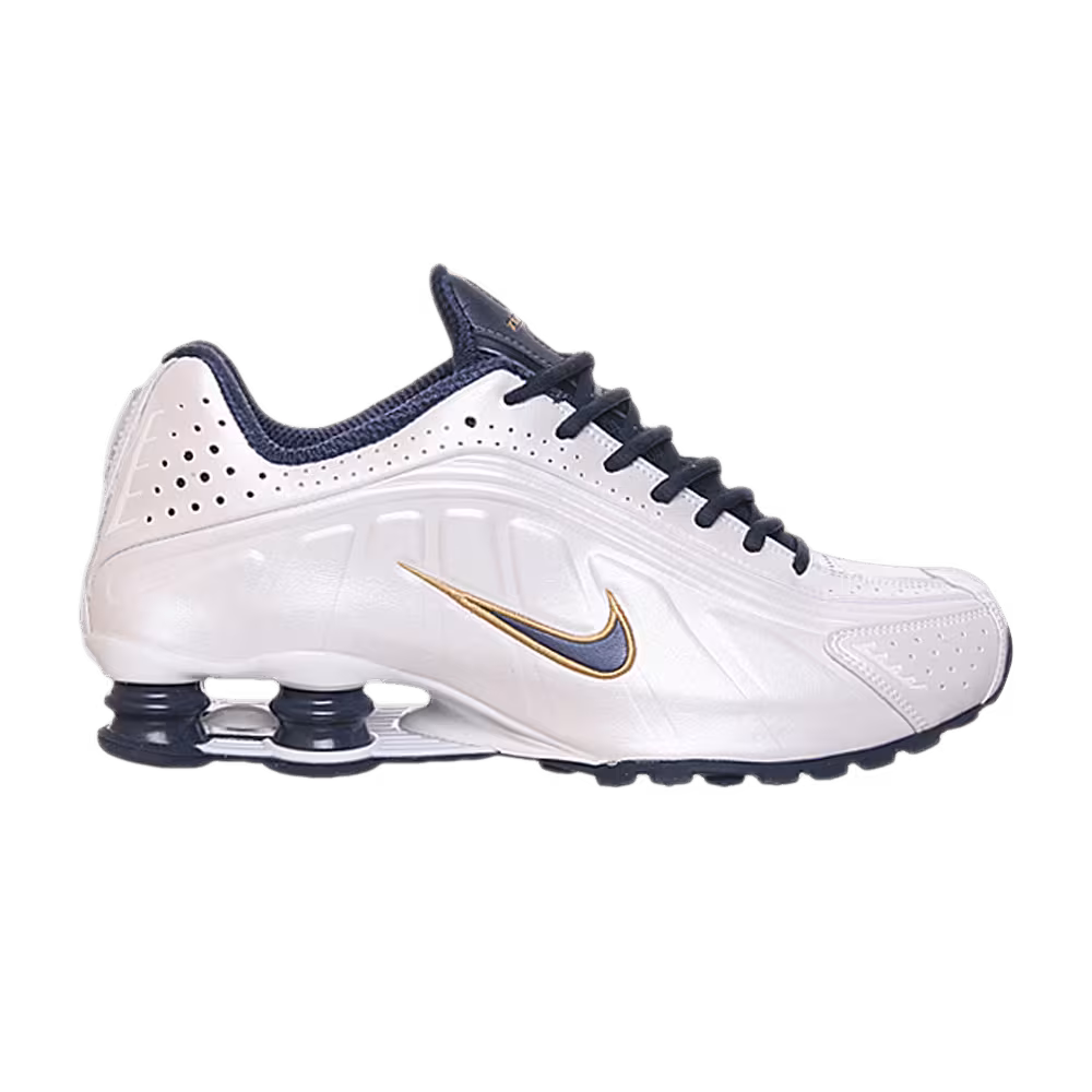 Nike Shox R4 White Navy