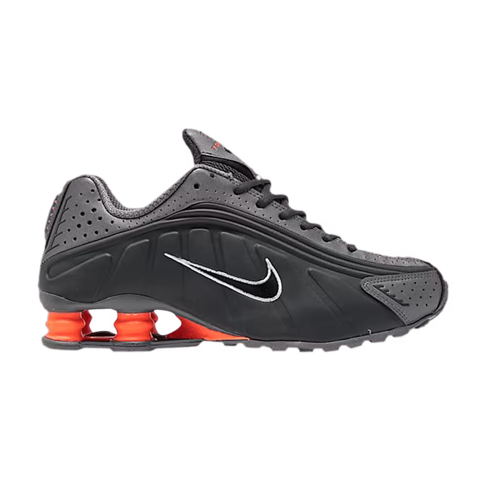 Nike Shox R4 Anthracite Total Orange