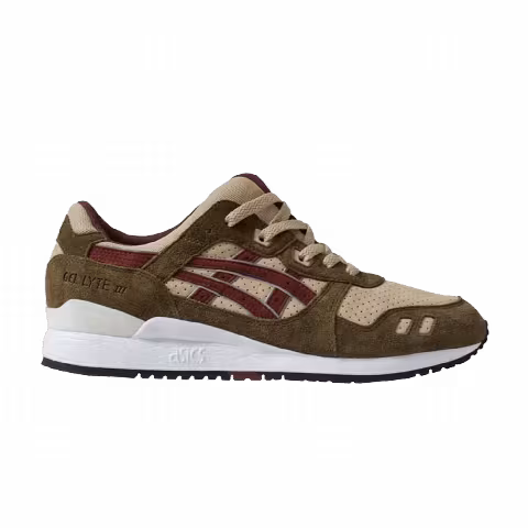 Patta x ASICS Gel Lyte 3 'Birch Burgundy'