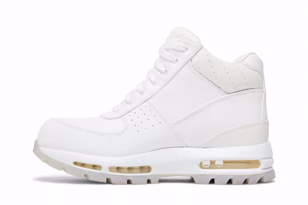 Nike Air Max Goadome ACG Leather Triple White, view 4