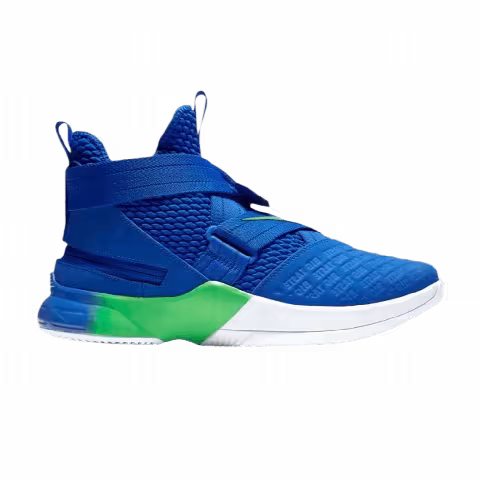 Nike LeBron Soldier 12 FlyEase 4E Wide 'Royal Yellow Green'