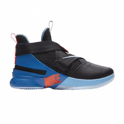 Nike LeBron Soldier 12 FlyEase 'Black Battle Blue'