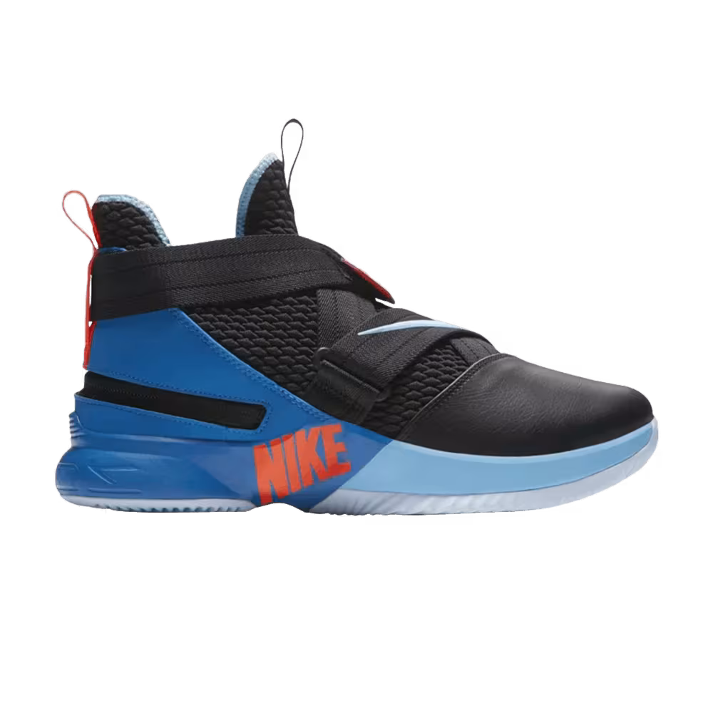 Nike LeBron Soldier 12 FlyEase Black Battle Blue