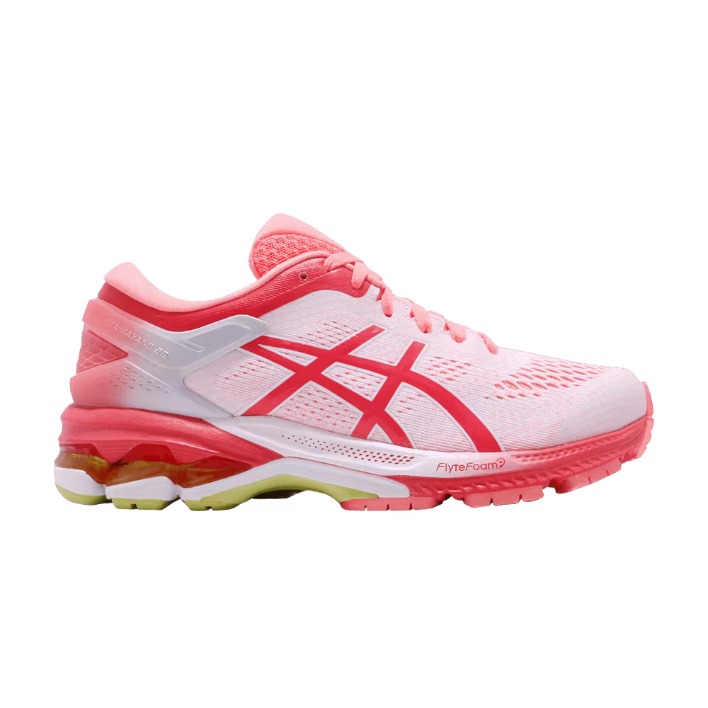 Asics Women's Gel Kayano 26 Kai White Laser Pink