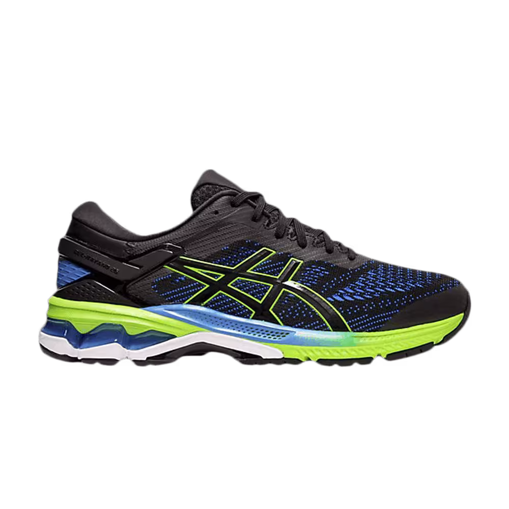 Asics Gel Kayano 26 Black Electric Blue