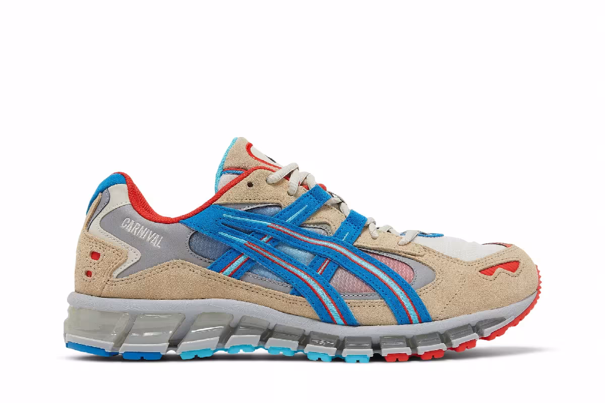 Carnival x ASICS Gel Kayano 5 360 Putty Blue, view 2