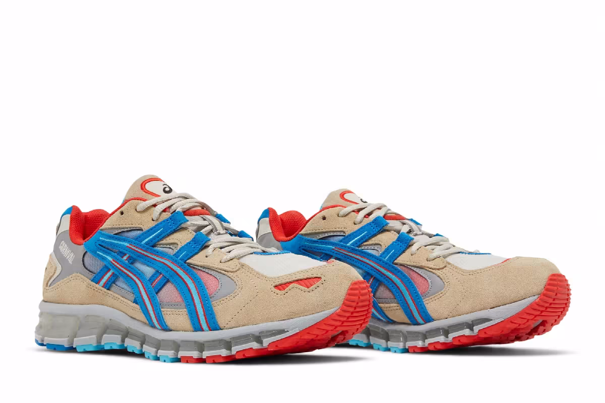 Carnival x ASICS Gel Kayano 5 360 Putty Blue, view 9