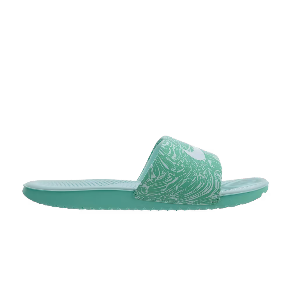 Nike Kawa Slide Print GS Emerald Rise