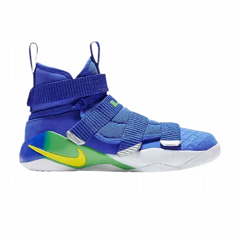 Nike LeBron Soldier 11 FlyEase GS 'Hyper Royal Yellow'