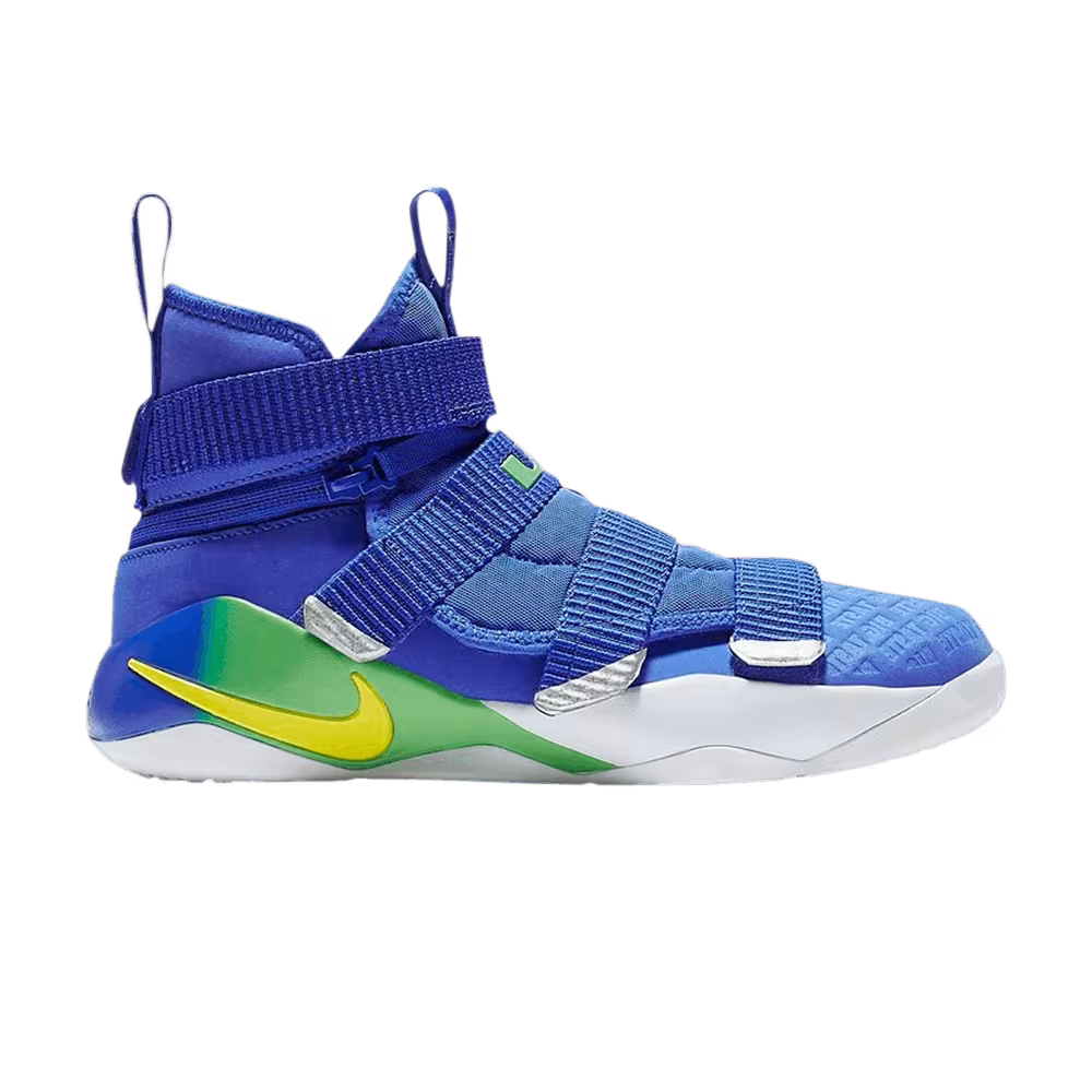 Nike LeBron Soldier 11 FlyEase GS Hyper Royal Yellow