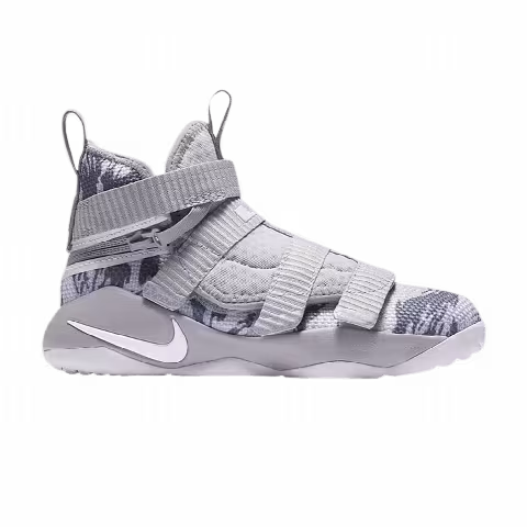 Nike LeBron Soldier 11 FlyEase PS 'Wolf Grey Platinum'